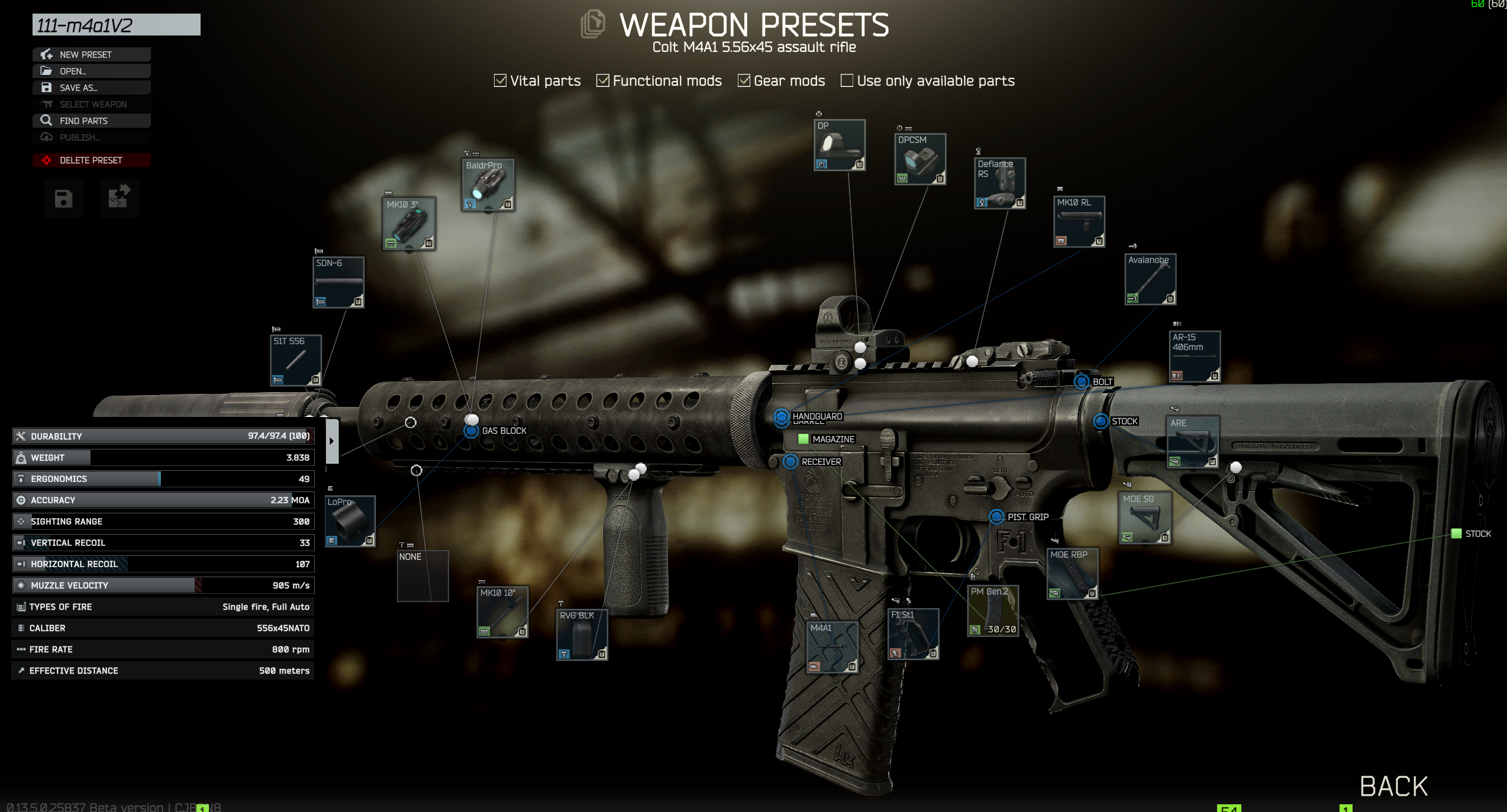 M4v2patch0.13.5 preset