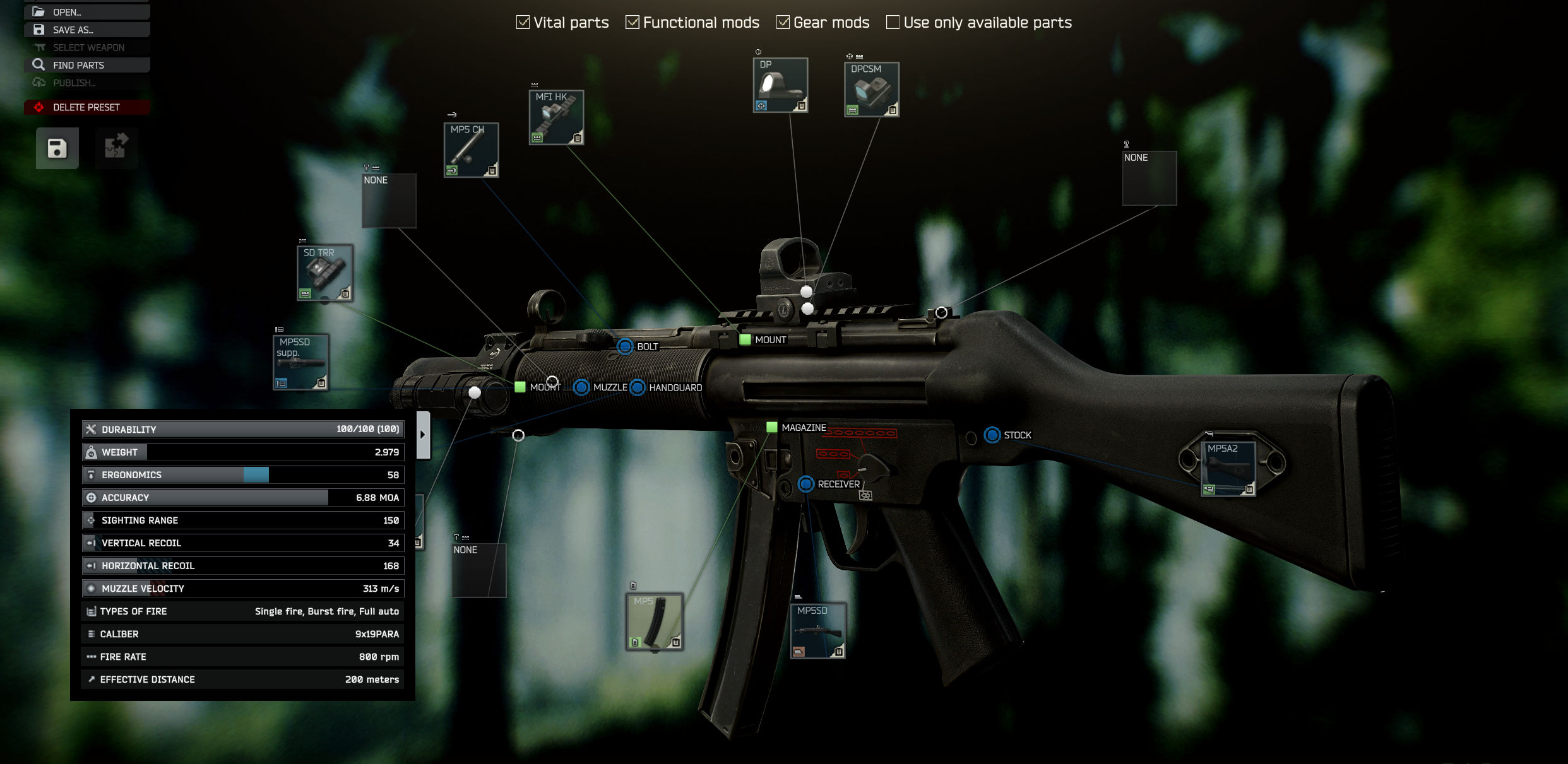 MP5 preset